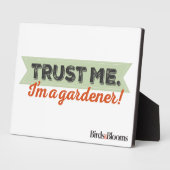 私を信じて。俺は庭師だ！ フォトプラーク (側面)