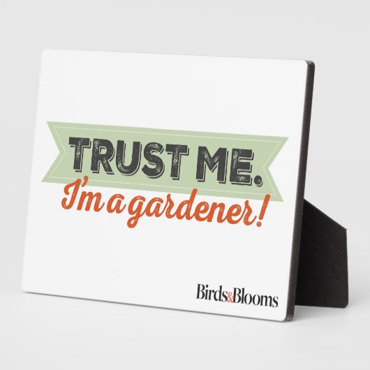 私を信じて。俺は庭師だ！ フォトプラーク (側面)