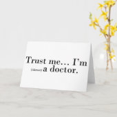 「私を信じて…僕は医者になりそうだ」 カード (黄色い花)