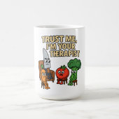 私を信じて、私はあなたのセラピストおもしろい- Cartoon コーヒーマグカップ (中央)