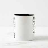 私を信じて。私はエンジニアです ツートーンマグカップ (中央)