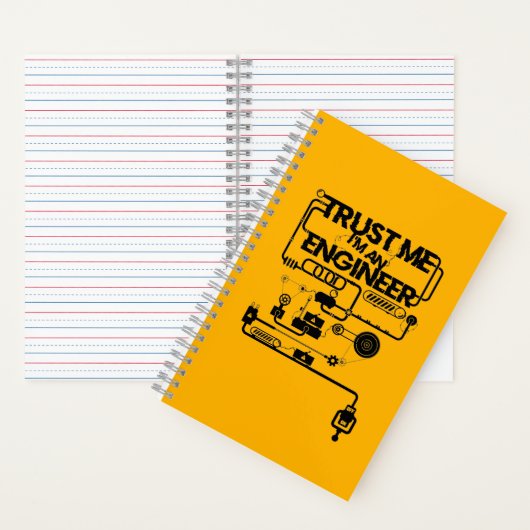 私を信じて。私はエンジニアです ノートブック (内側)