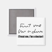 私を信じて、私はドクターマグネット マグネット (正面/裏面)