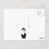 私を信じて – 私はラビである – ユダヤ素晴らし人のユーモア ポストカード (裏面)