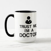 私を信じて、私は医者だ マグカップ (左)