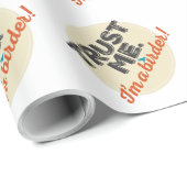 私を信じて。私は野鳥屋だ!エンブレム ラッピングペーパー (ロールコーナー)