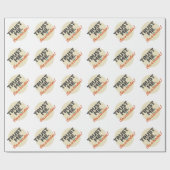 私を信じて。私は野鳥屋だ!エンブレム ラッピングペーパー (フラット)