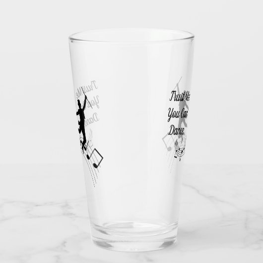 私を信パーソナライズされたじて、あなたはガラスのタンブラーを踊ることができる タンブラーグラス (右)
