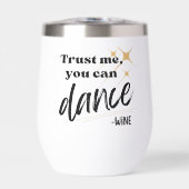 私を信頼して踊ることができるおもしろい引用文金ゴールドアクセント (正面)