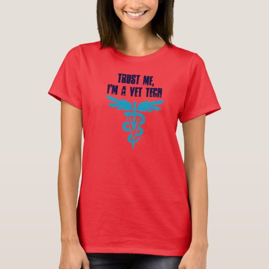 私を信頼して、私は獣医である Tシャツ (正面)