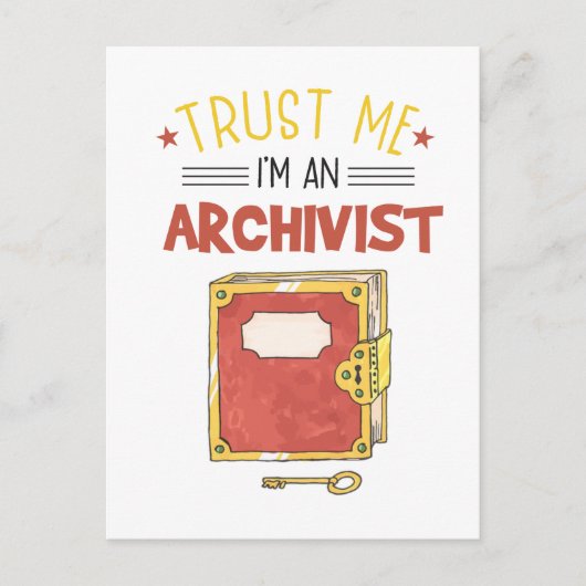 私を信頼するアーキビスト ポストカード (正面)