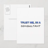 私を信頼するコンサルタント ポストカード (正面/裏面)