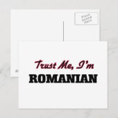 私を信頼するルーマニア人 ポストカード (正面/裏面)