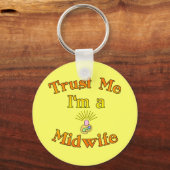 私を信頼する助産師製品 キーホルダー (正面)