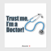 私を信頼する医者おもしろい病院 シール (シート)