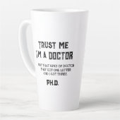 私を信頼する博士博士ユーモア学者である カフェラテマグ (左アングル)