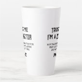 私を信頼する博士博士ユーモア学者である カフェラテマグ (正面)