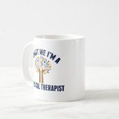 私を信頼する物理的なセラピスト コーヒーマグカップ (正面左)