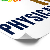 私を信頼する物理的なセラピスト ポスター (角)