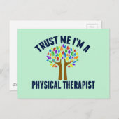 私を信頼する物理的なセラピスト ポストカード (正面/裏面)