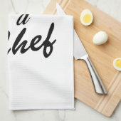 私を信頼する私はシェフ長 キッチンタオル (四つ折り)