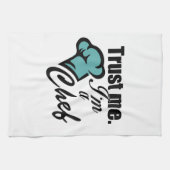 私を信頼する私はシェフ長 キッチンタオル (横)