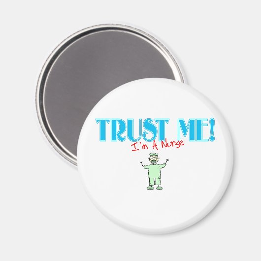 私を信頼する私はナーススティックRN マグネット (正面/裏面)