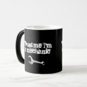 私を信頼する私は整備士自動車修理店引用文 モーフィングマグカップ (正面左)