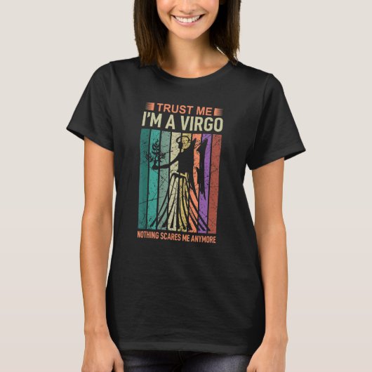 私を信頼する《星座》乙女座占星術 Tシャツ (正面)