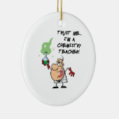 私を信頼…私は化学先生 セラミックオーナメント (右)