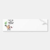 私を信頼…私は化学先生 バンパーステッカー (正面)