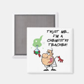 私を信頼…私は化学先生 マグネット (正面/裏面)