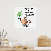 私を信頼…私は科学先生 ポスター (キッチン)