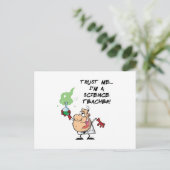 私を信頼…私は科学先生 ポストカード (スタンド正面)