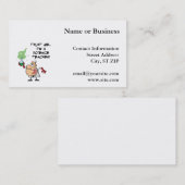 私を信頼…私は科学先生 名刺 (正面/裏面)