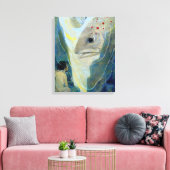 "私を傷つけないように"水ベビーキャンバス キャンバスプリント (インサイチュ (リビング))