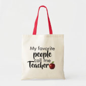 私を先生と電話して下さい トートバッグ (正面)