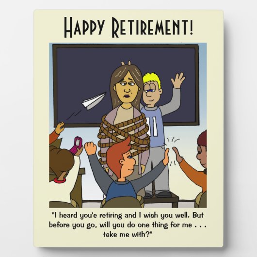 私を先生退職記念プラークで連れて行く フォトプラーク (正面)