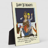 私を先生退職記念プラークで連れて行く フォトプラーク (側面)