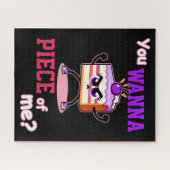 私を切り離したい。怒おもしろい菓子 ジグソーパズル (横)