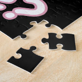 私を切り離したい。怒おもしろい菓子 ジグソーパズル (側面)