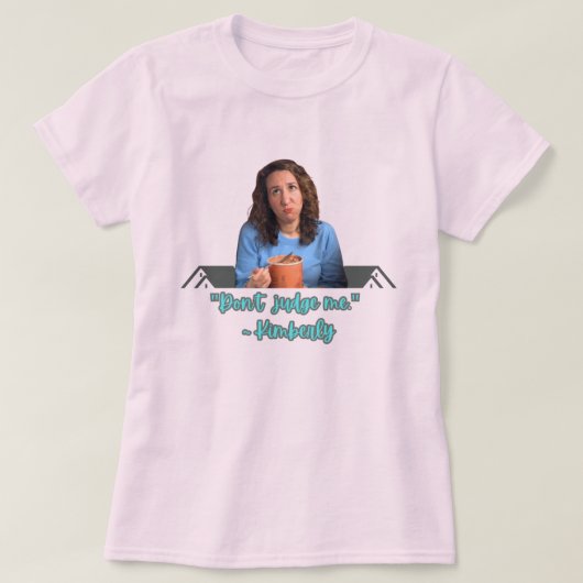 私を判断しないでTシャツ Tシャツ (デザイン正面)