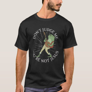私を判断しないイエス様の安易な発言ではない Tシャツ