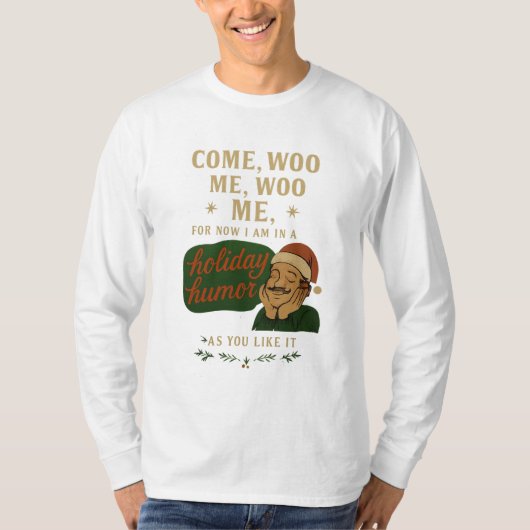 私を口説いてください Tシャツ (正面)