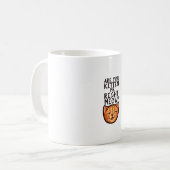 私を右ミュー天日美術に生おもしろいまれ コーヒーマグカップ (正面左)