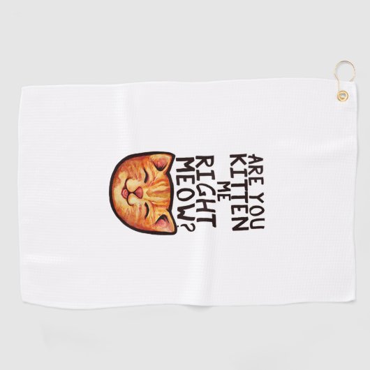 私を右ミュー天日美術に生おもしろいまれ ゴルフタオル (横)