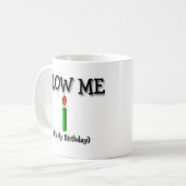私を吹いて下さい コーヒーマグカップ (正面左)