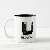 私を吹いて下さい ツートーンマグカップ (左)