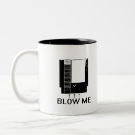 私を吹いて下さい ツートーンマグカップ