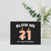 私を吹いて 21歳の誕生日 ポストカード (スタンド正面)